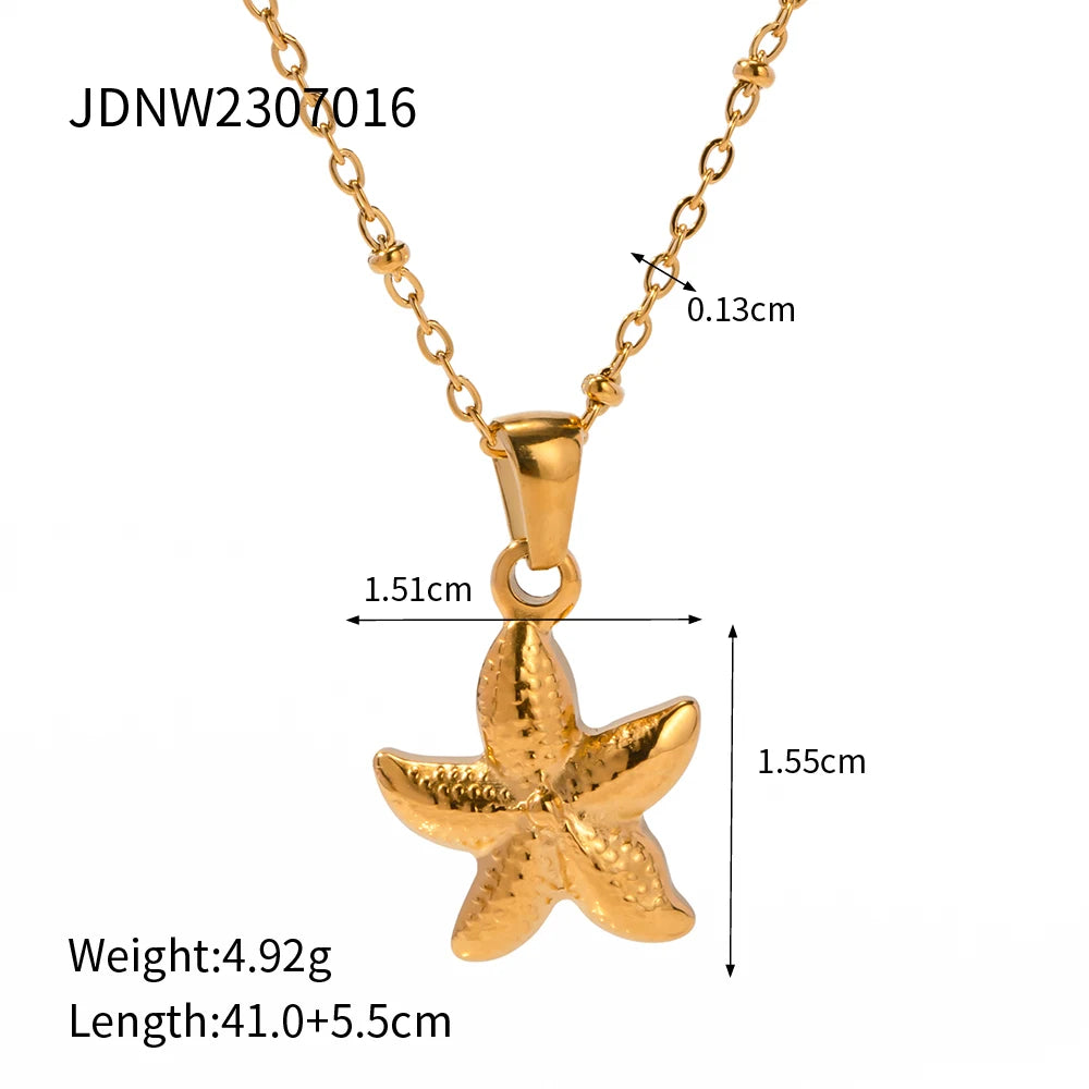 Veliora Starfish Pearl Necklace ✨