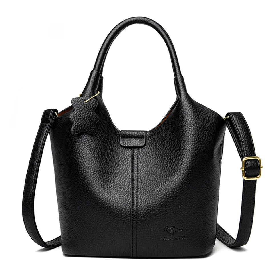 Veliora Vintage Soft Leather Shoulder Bag 👜