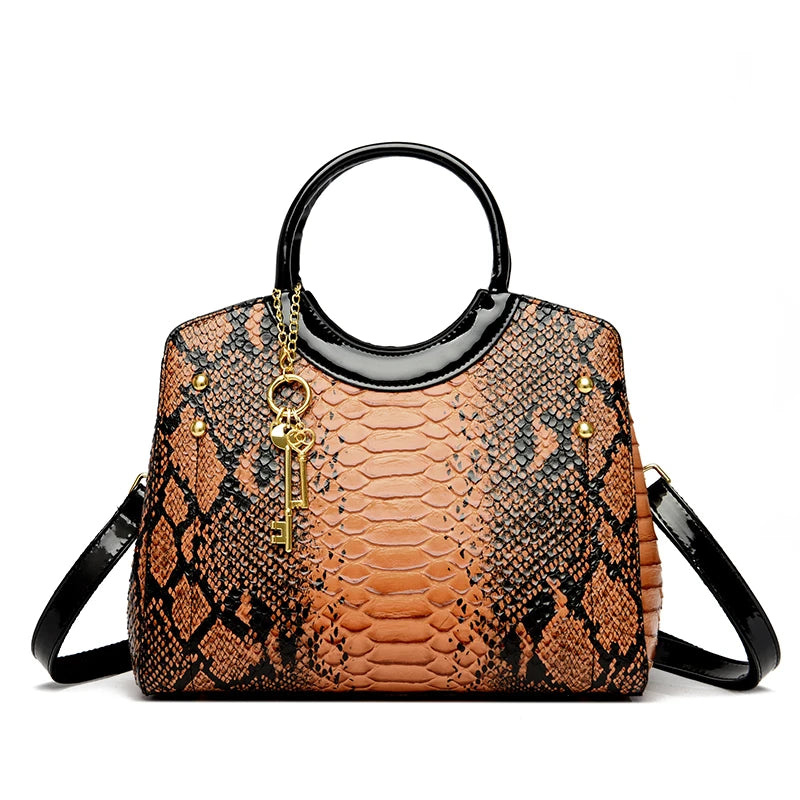 Veliora Crocodile Luxe Tote Bag