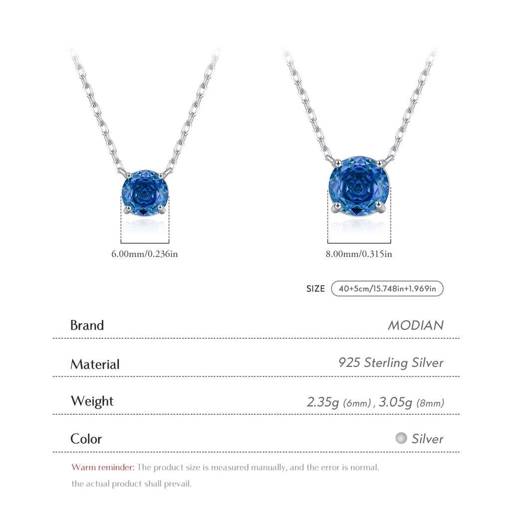 Veliora Cobalt Blue Crystal Necklace