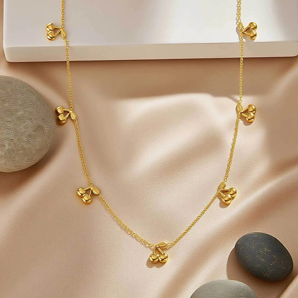 Veliora Cherry Bloom Necklace ✨