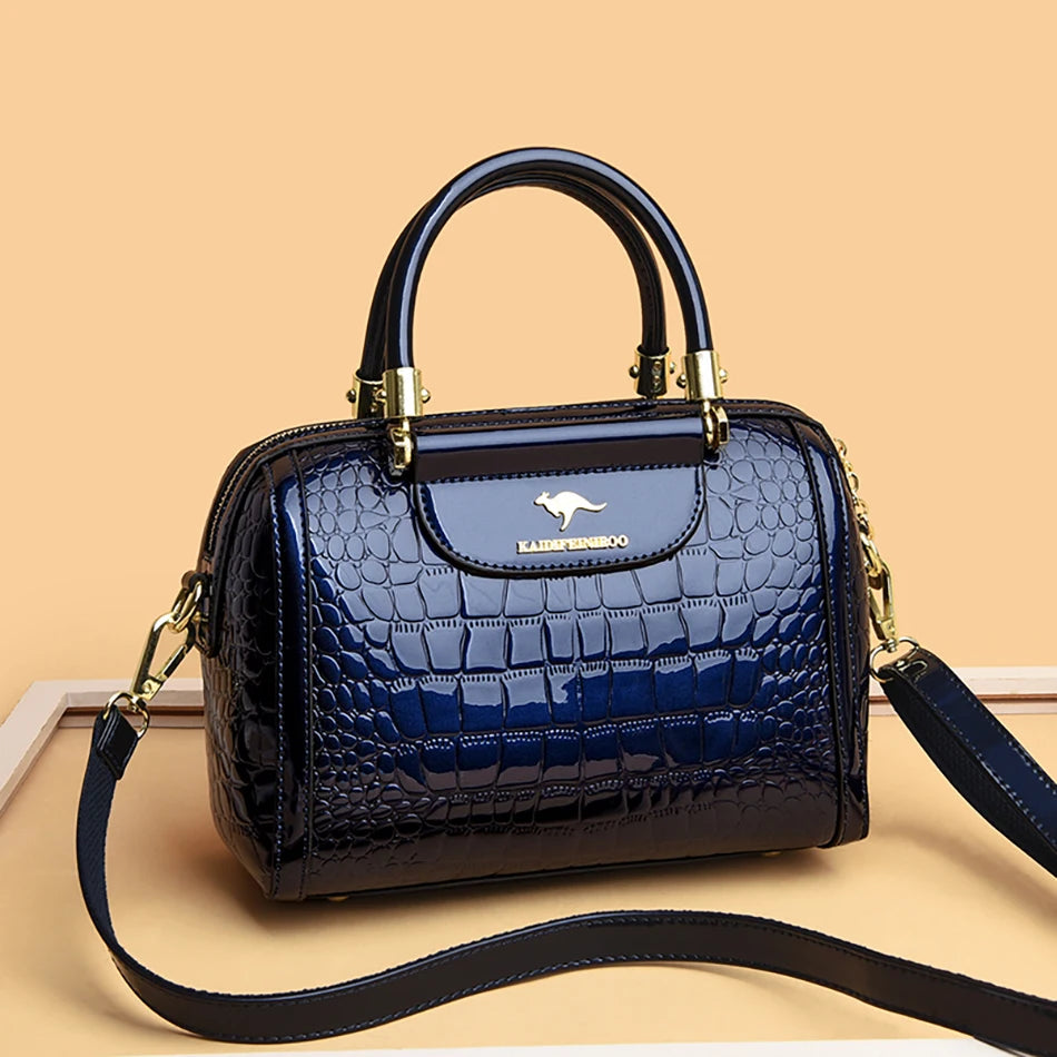 Veliora Crocodile Luxe Tote Bag