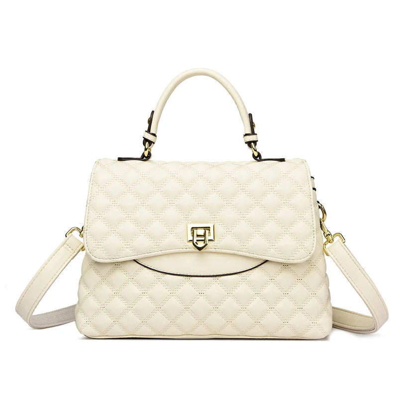 Veliora Layered Soft Leather Messenger Bag