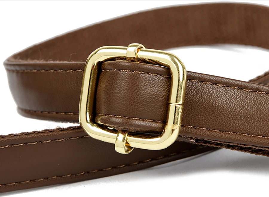 Veliora Layered Soft Leather Messenger Bag