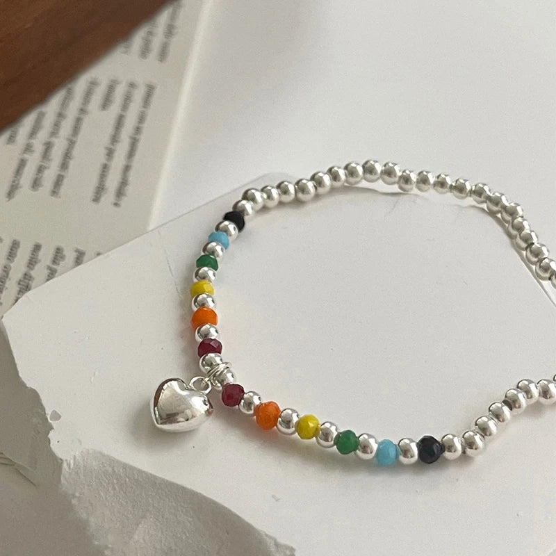 Love Heart Bead Bracelet