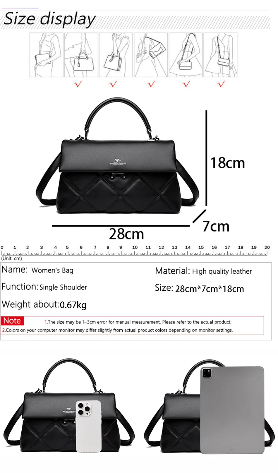 Veliora Retro Square Crossbody Bag 👜