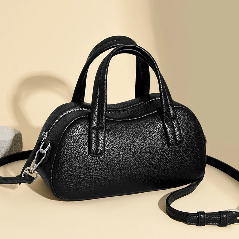 Veliora Soft Leather Designer Shoulder Bag 👜
