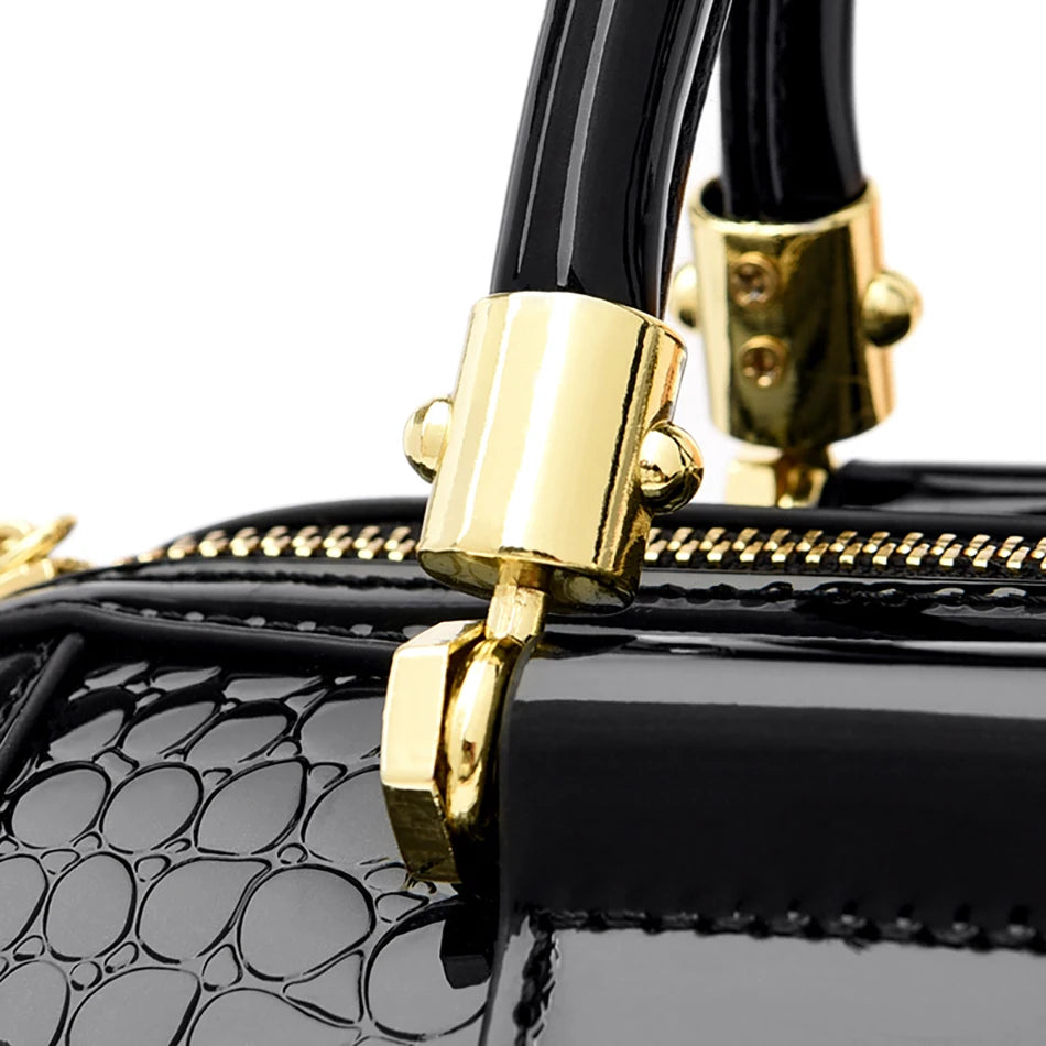 Veliora Crocodile Luxe Tote Bag