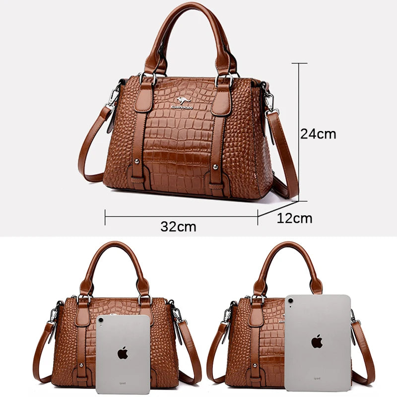 Veliora Luxury Soft Leather Crossbody Bag 👜