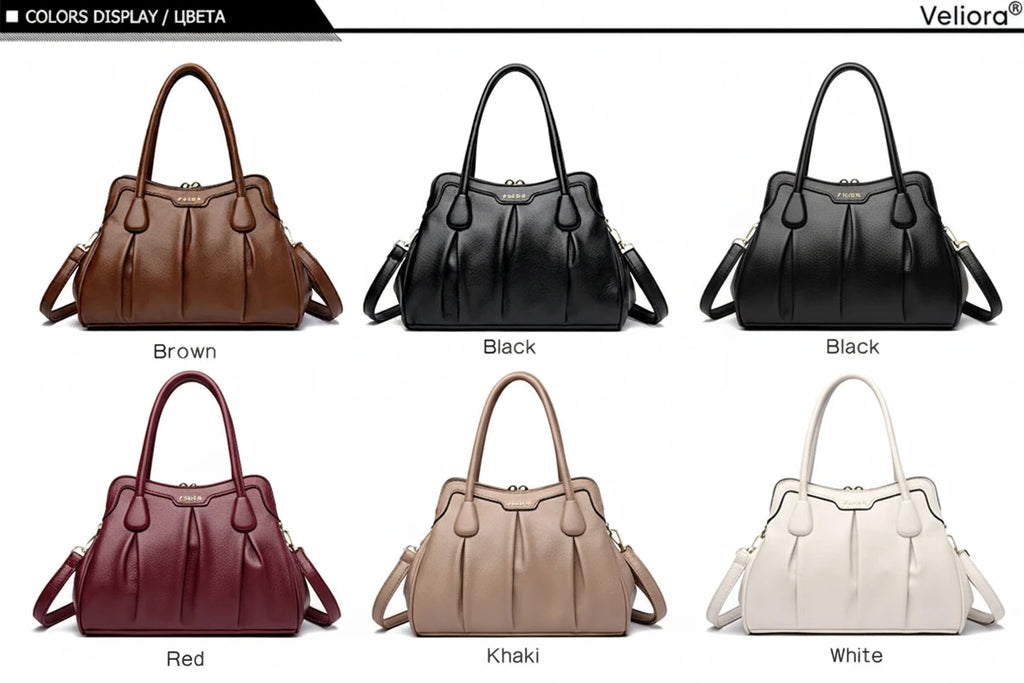 Veliora Aurelia Leather Tote