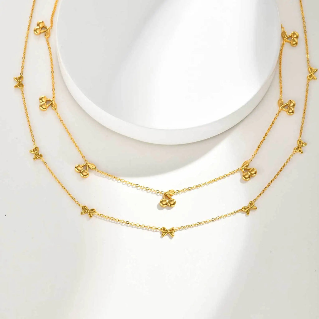 Veliora Cherry Bloom Necklace ✨