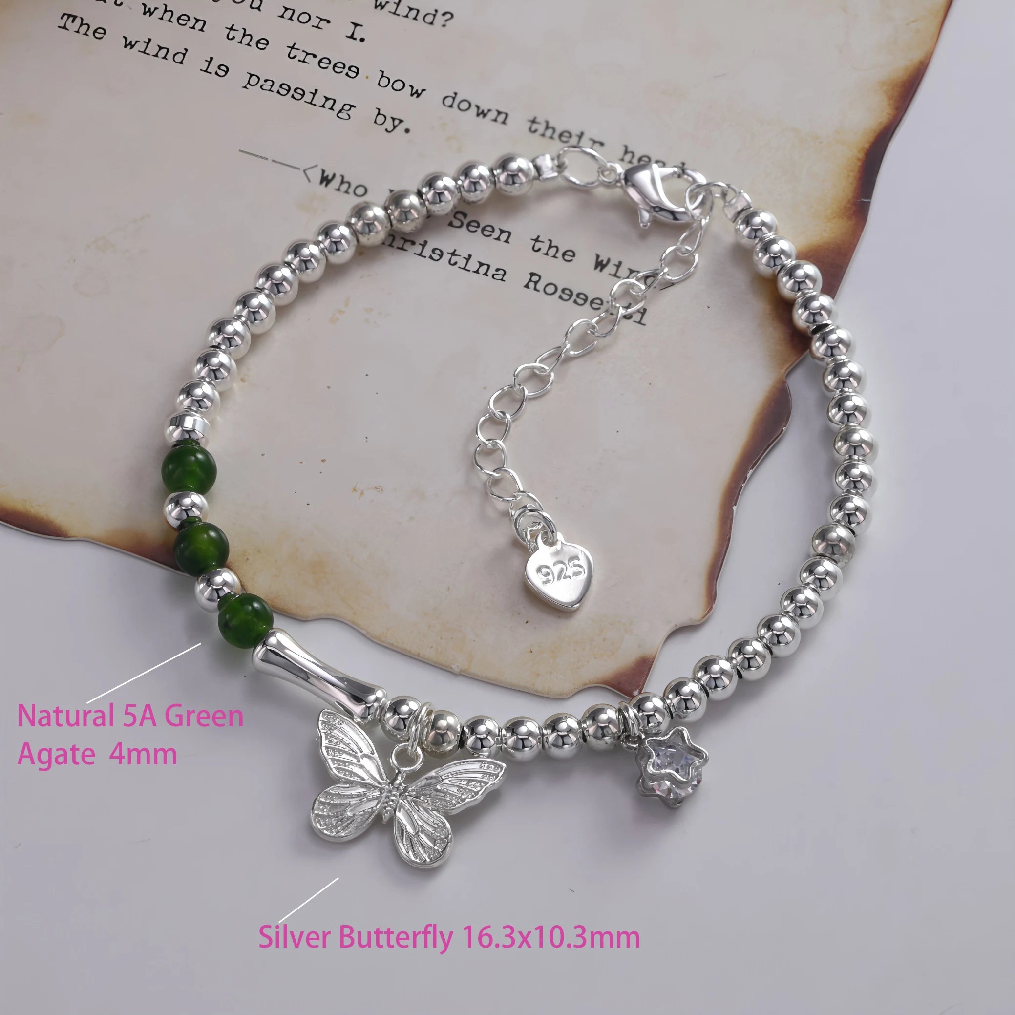 Love Heart Bead Bracelet
