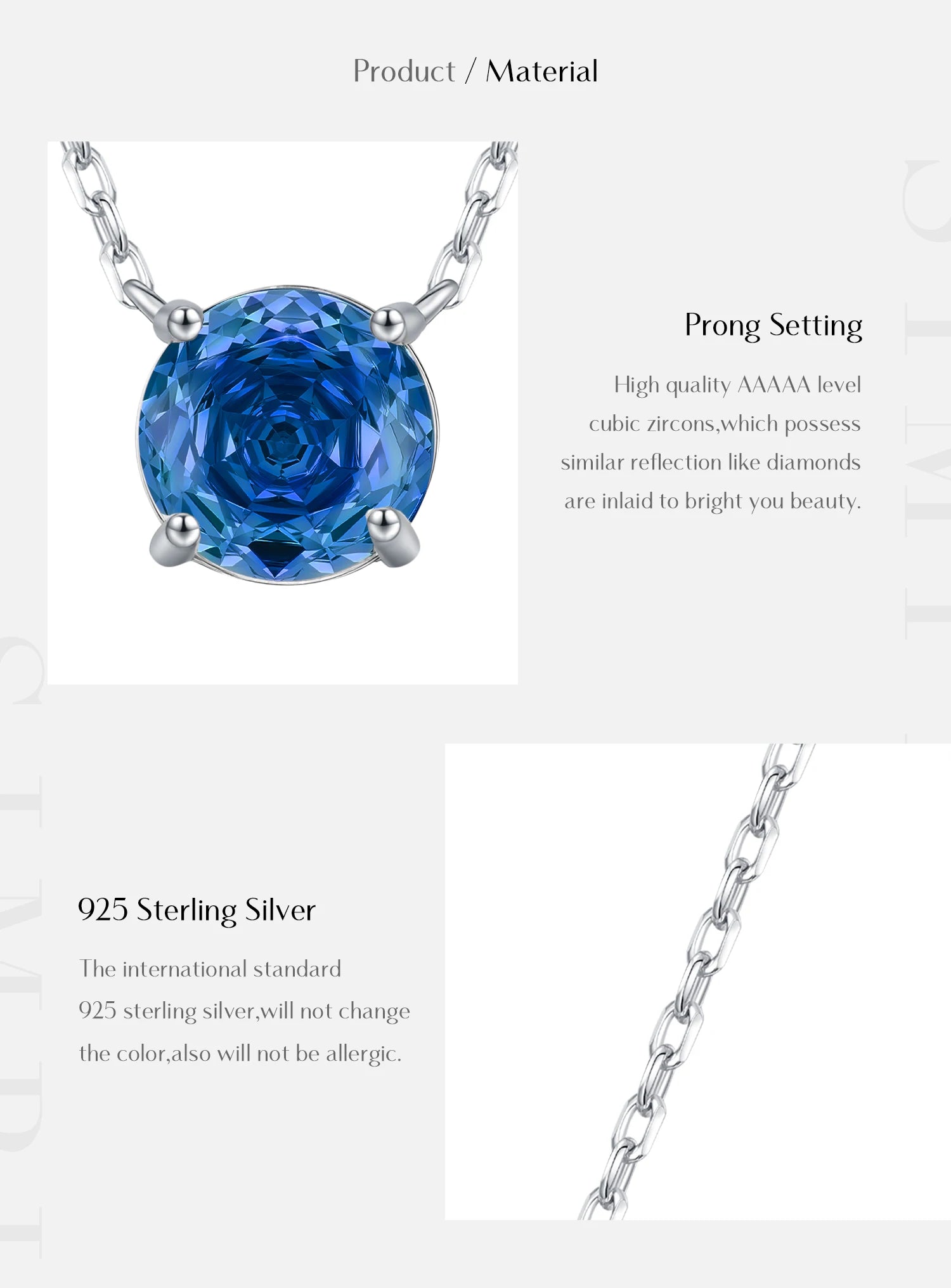 Veliora Cobalt Blue Crystal Necklace