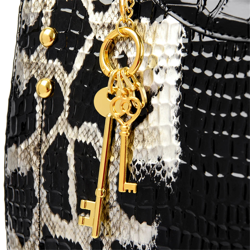 Veliora Crocodile Luxe Tote Bag