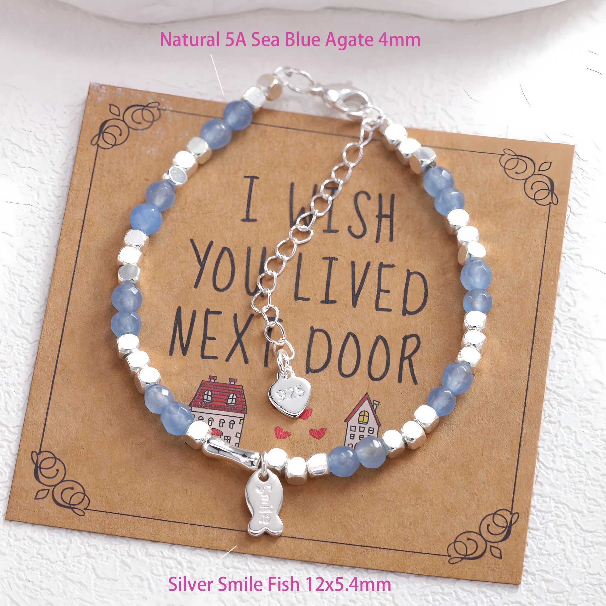 Love Heart Bead Bracelet