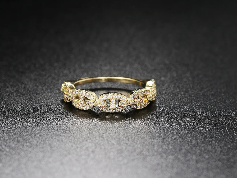 Veliora Iced Zircon Stack Ring ✨