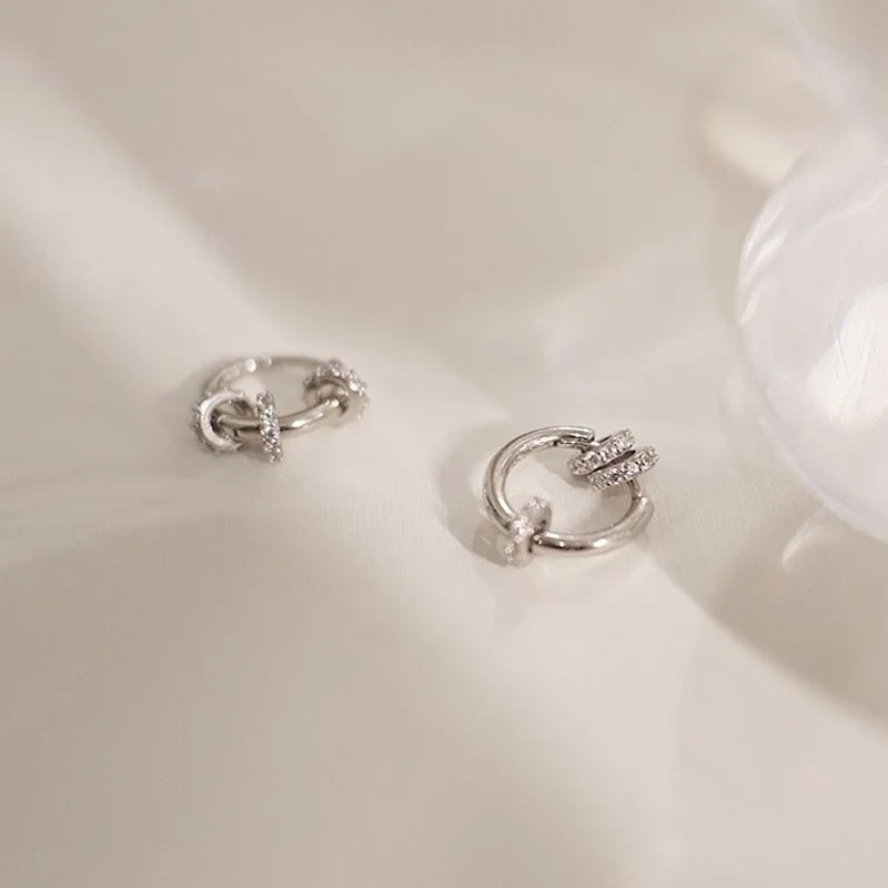 Veliora Sparkling CZ Huggie Earrings ✨