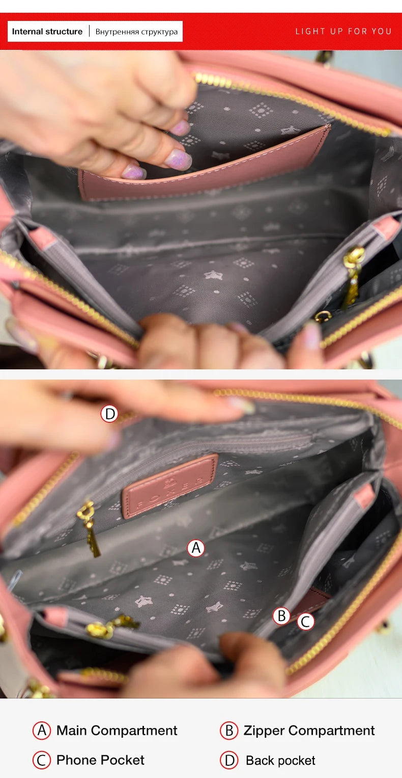 Veliora Élise Leather Tote Bag