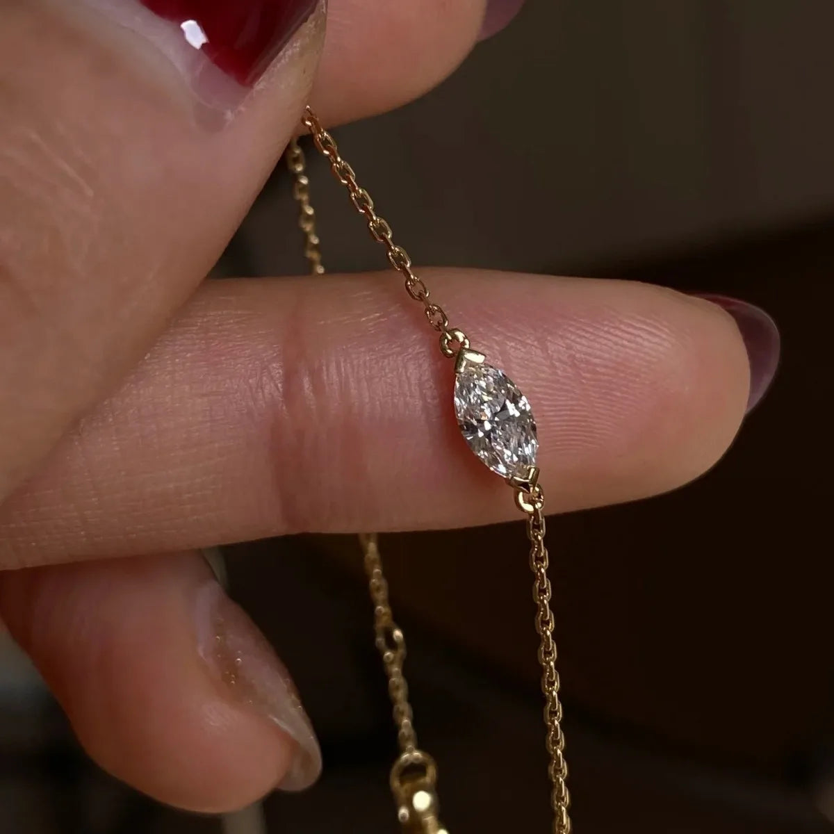 Geometric Zircon Bracelet