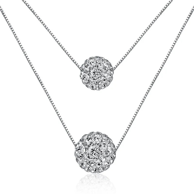 Veliora Double Layer Zircon Necklace