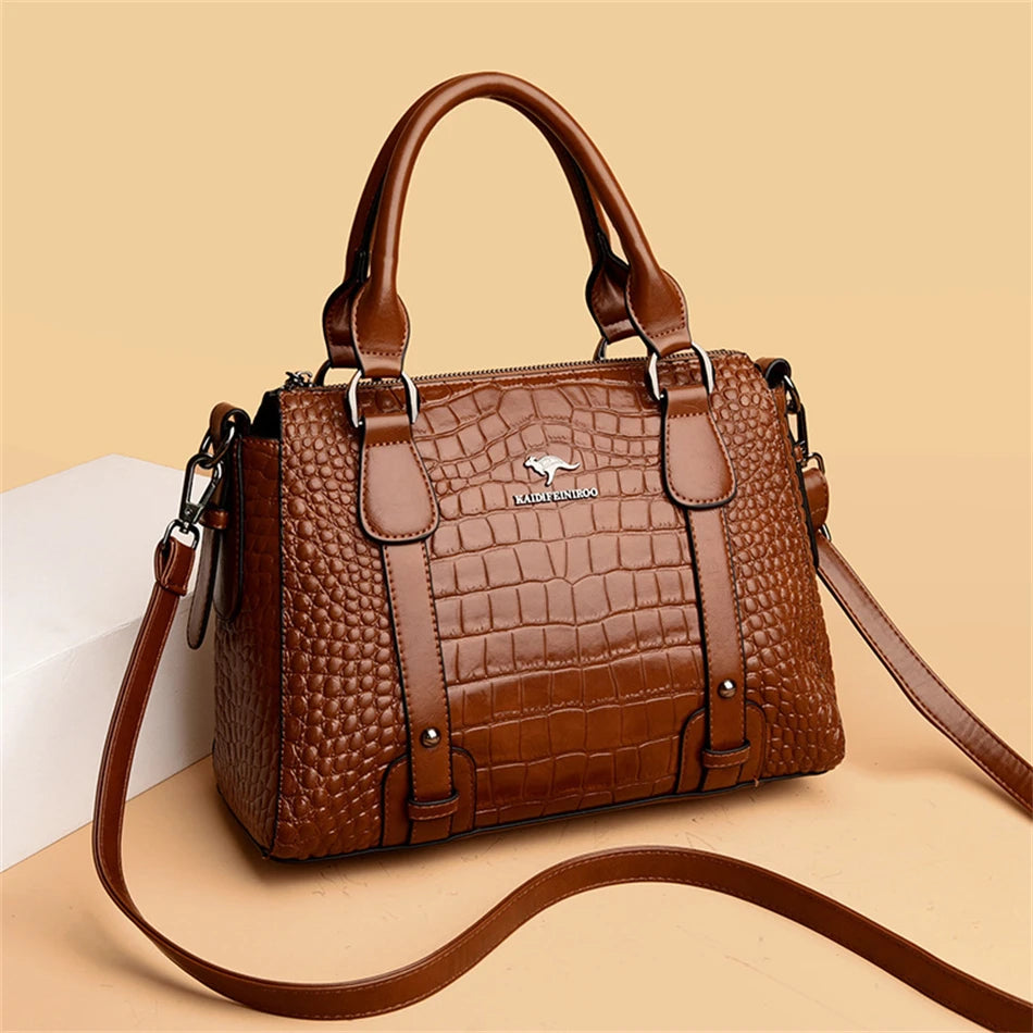 Veliora Luxury Soft Leather Crossbody Bag 👜