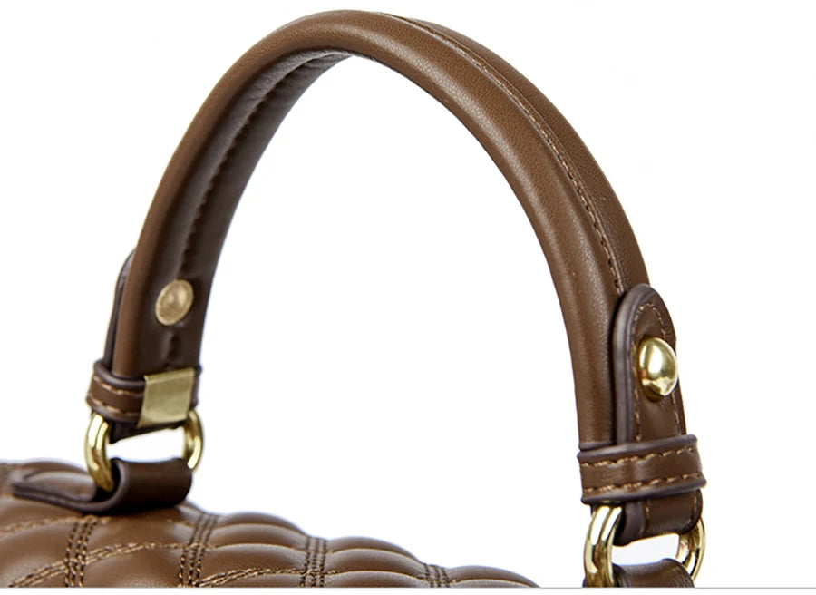 Veliora Layered Soft Leather Messenger Bag