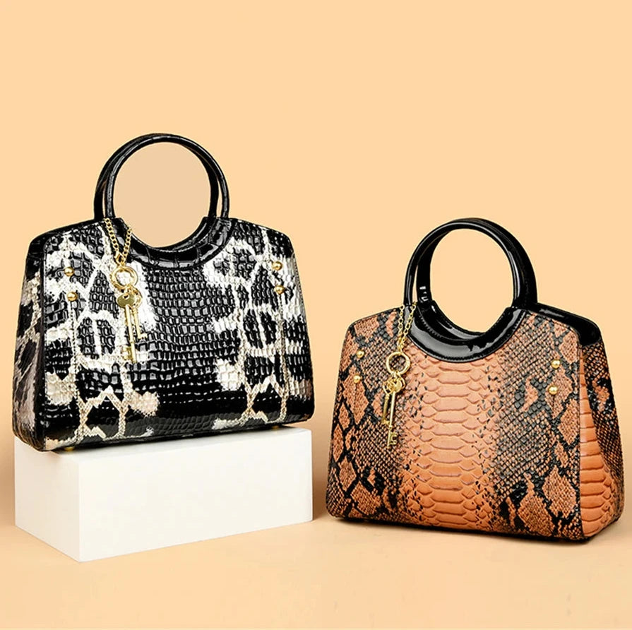 Veliora Crocodile Luxe Tote Bag
