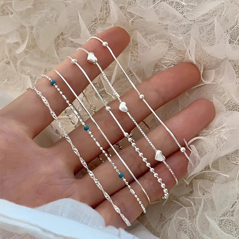 Love Heart Bead Bracelet