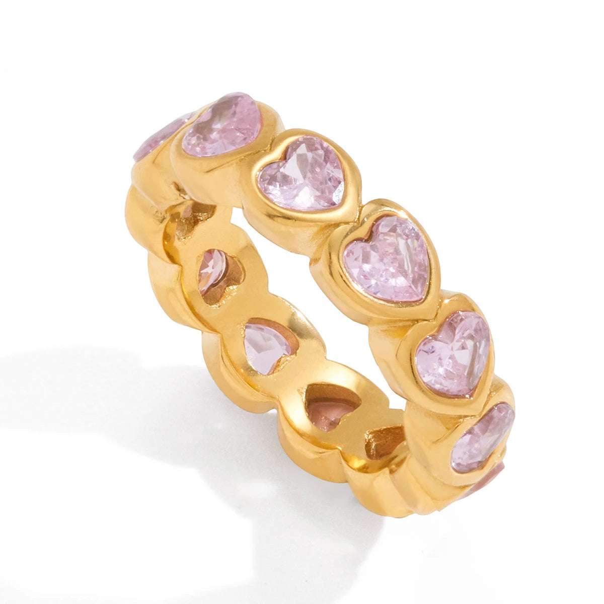 Veliora Crystal Drop Heart Ring ✨