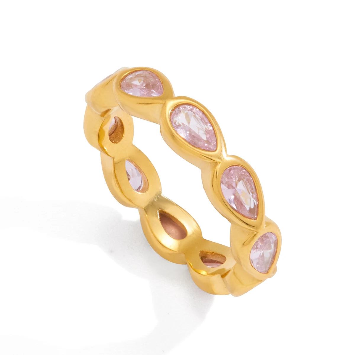 Veliora Crystal Drop Heart Ring ✨