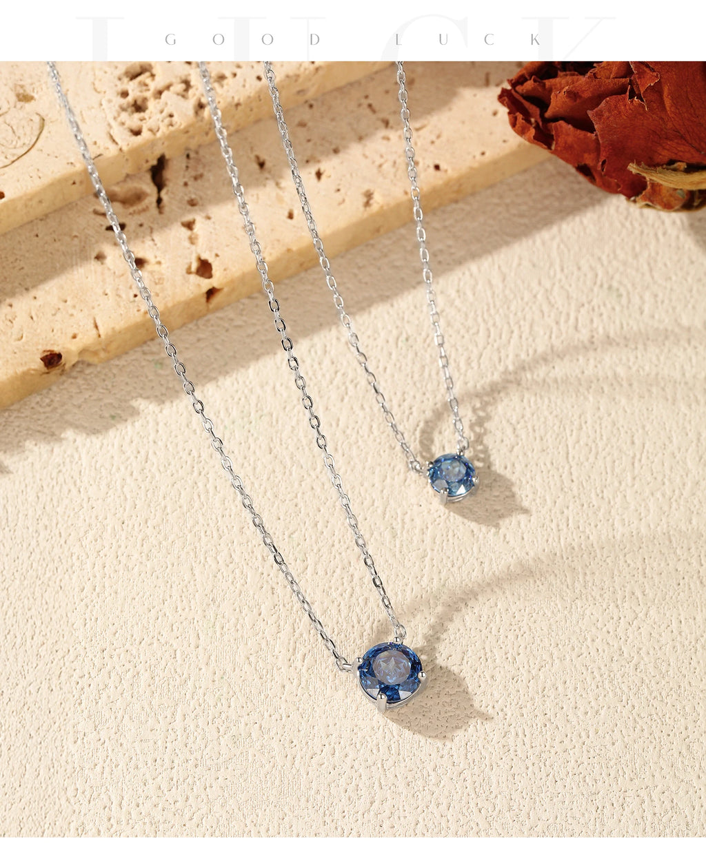 Veliora Cobalt Blue Crystal Necklace