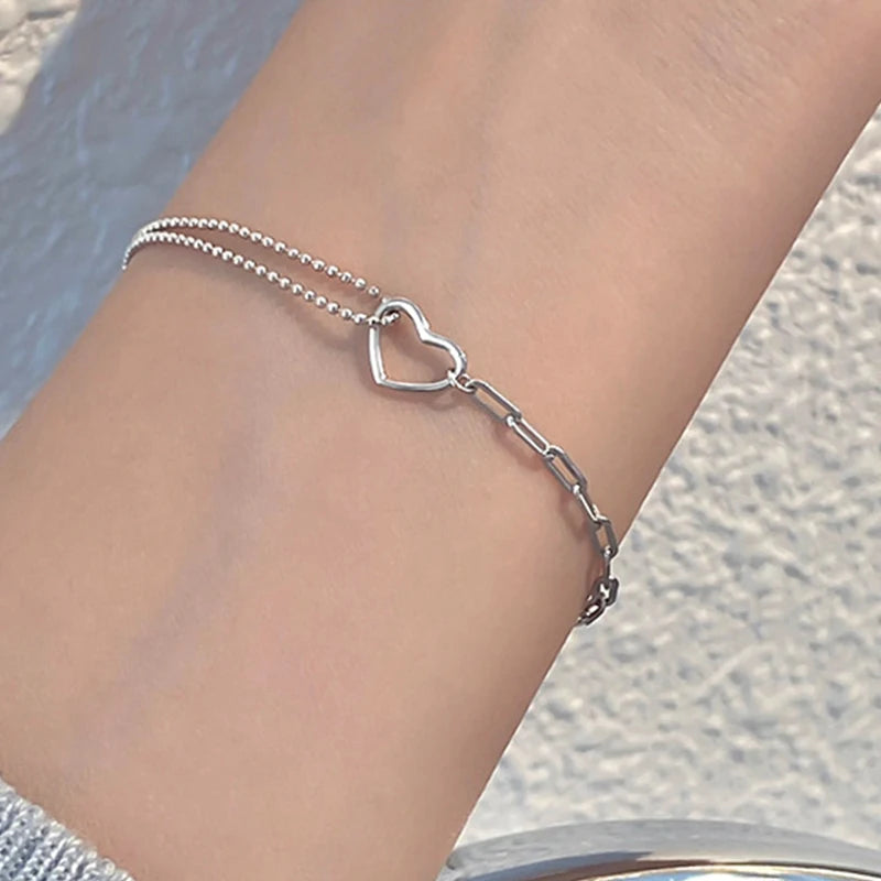 Love Heart Bead Bracelet