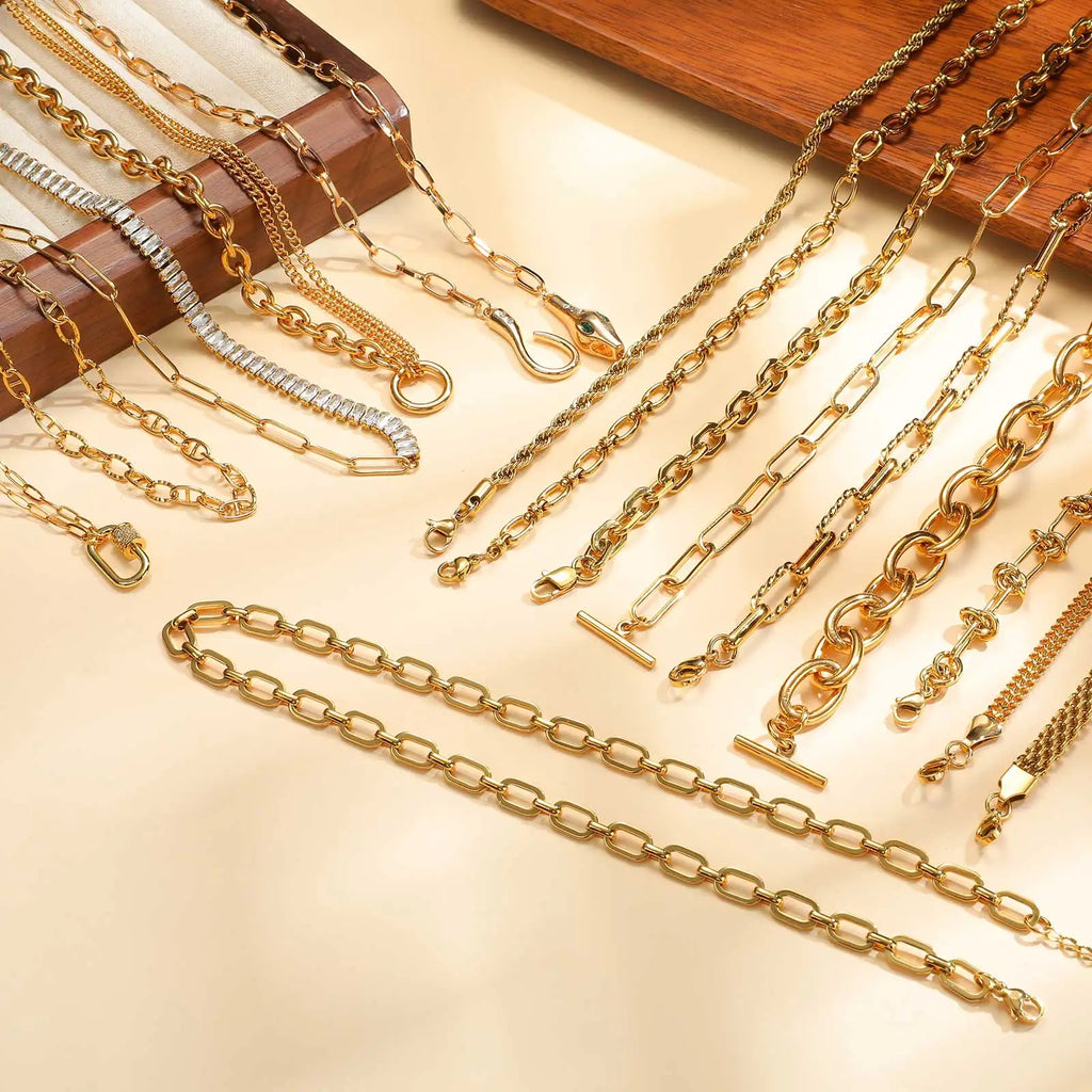 Veliora Chunky Oval Chain Necklace ✨