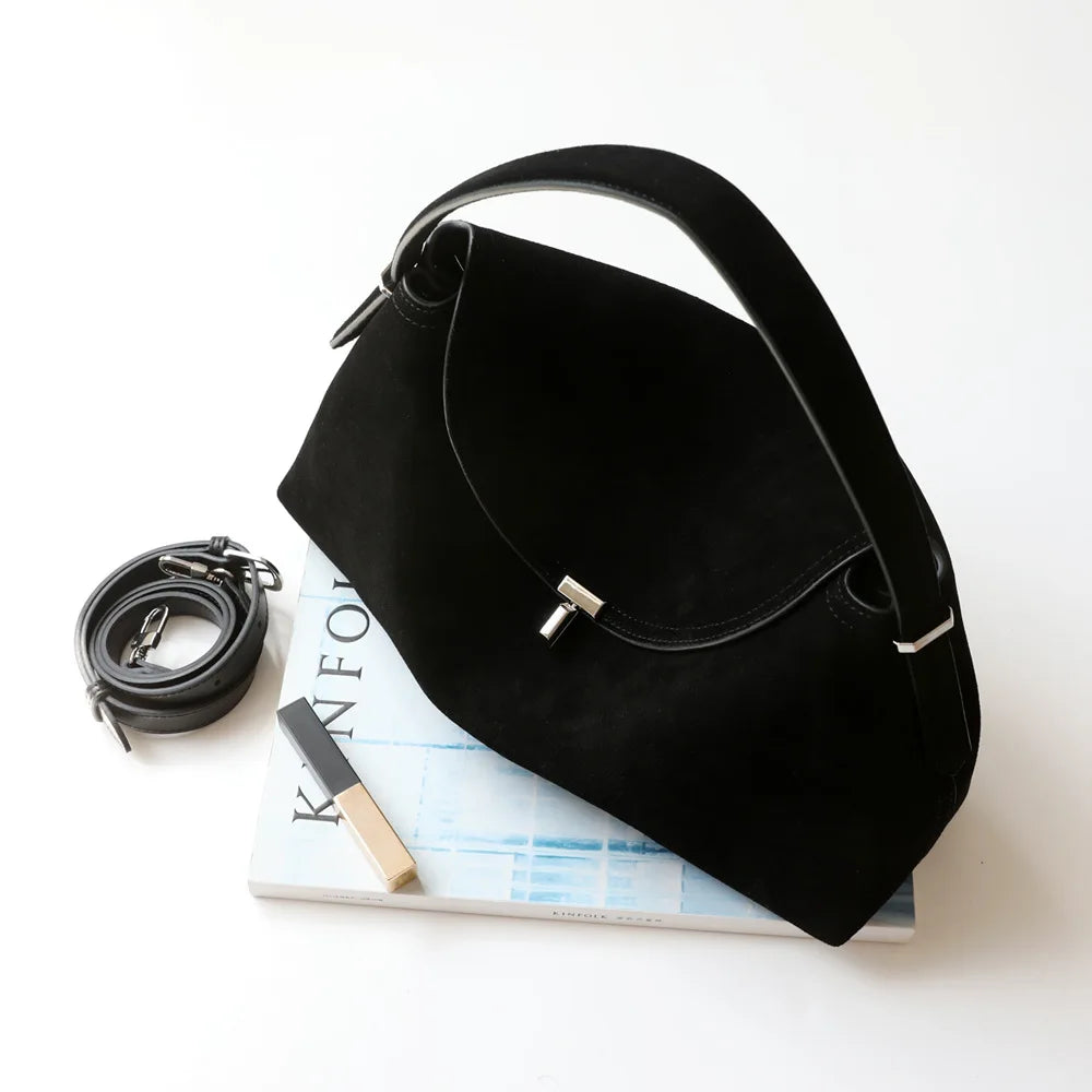 Veliora Heritage Satin Leather Shoulder Bag 👜