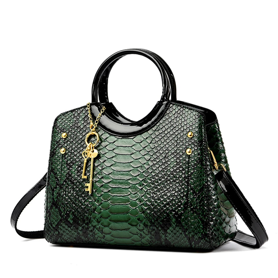 Veliora Crocodile Luxe Tote Bag