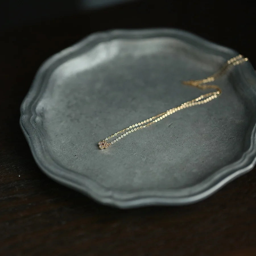 Zircon Key Necklace