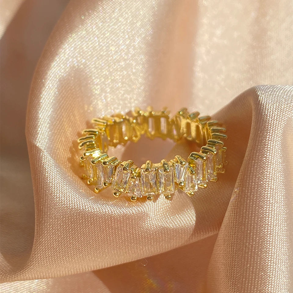 Veliora Baguette CZ Statement Ring ✨