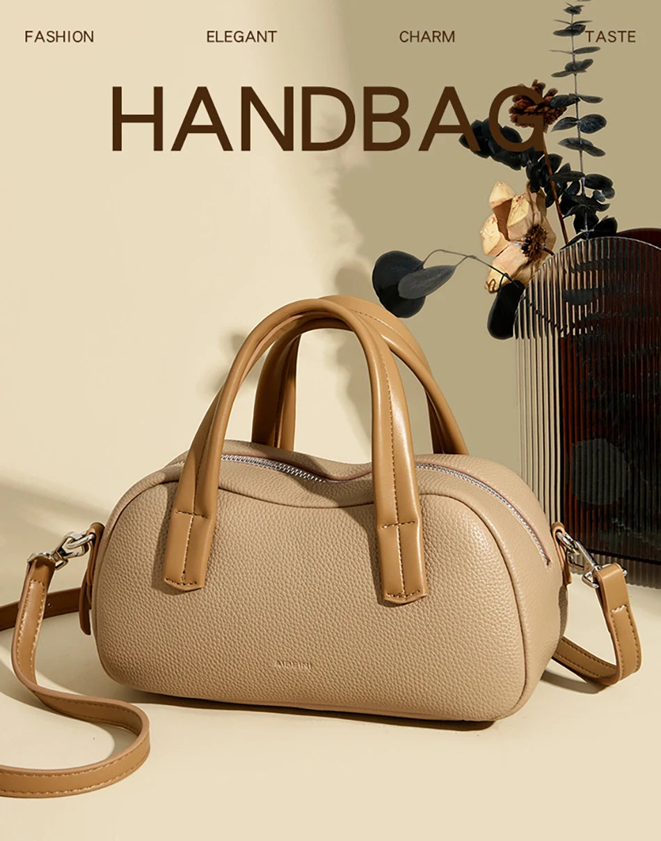Veliora Soft Leather Designer Shoulder Bag 👜