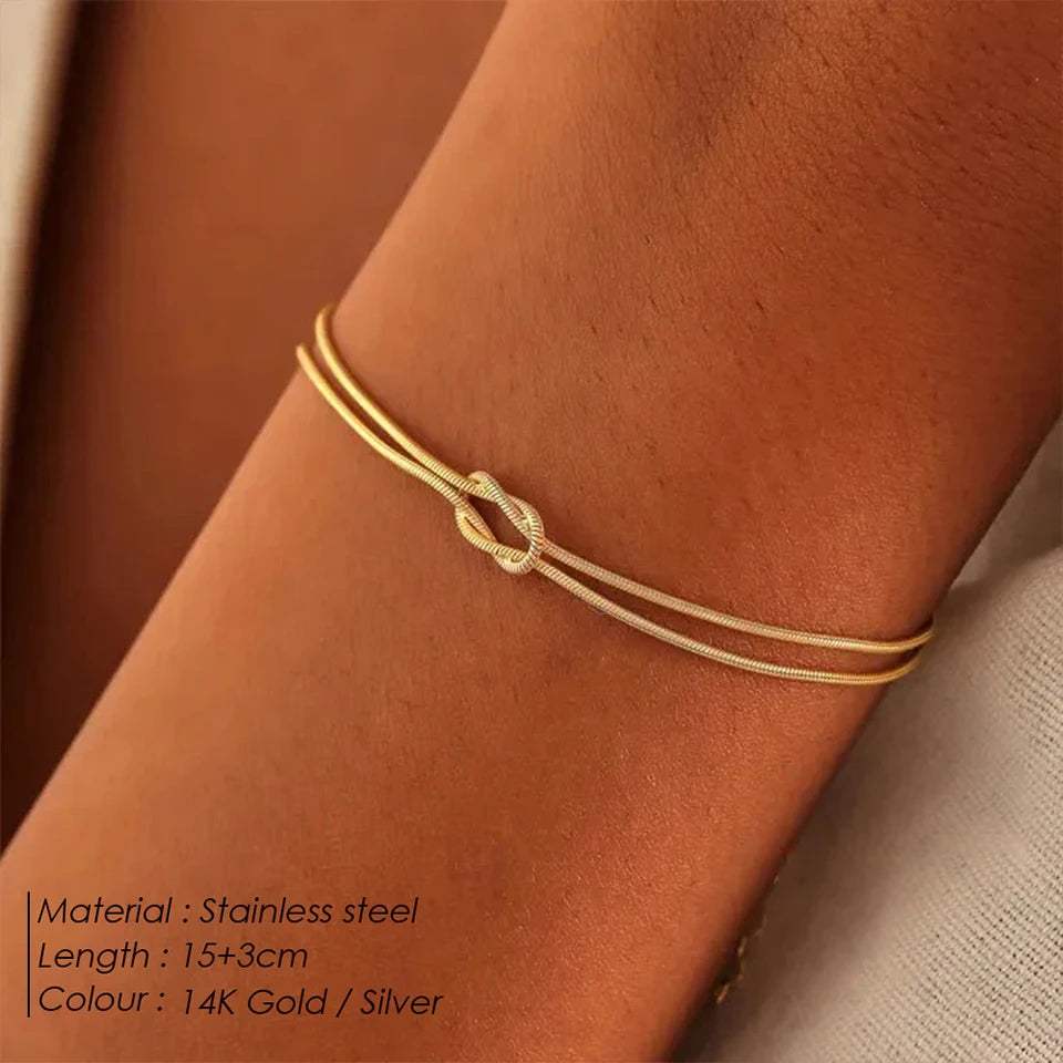 Veliora Gold Snake Chain Bracelet ✨