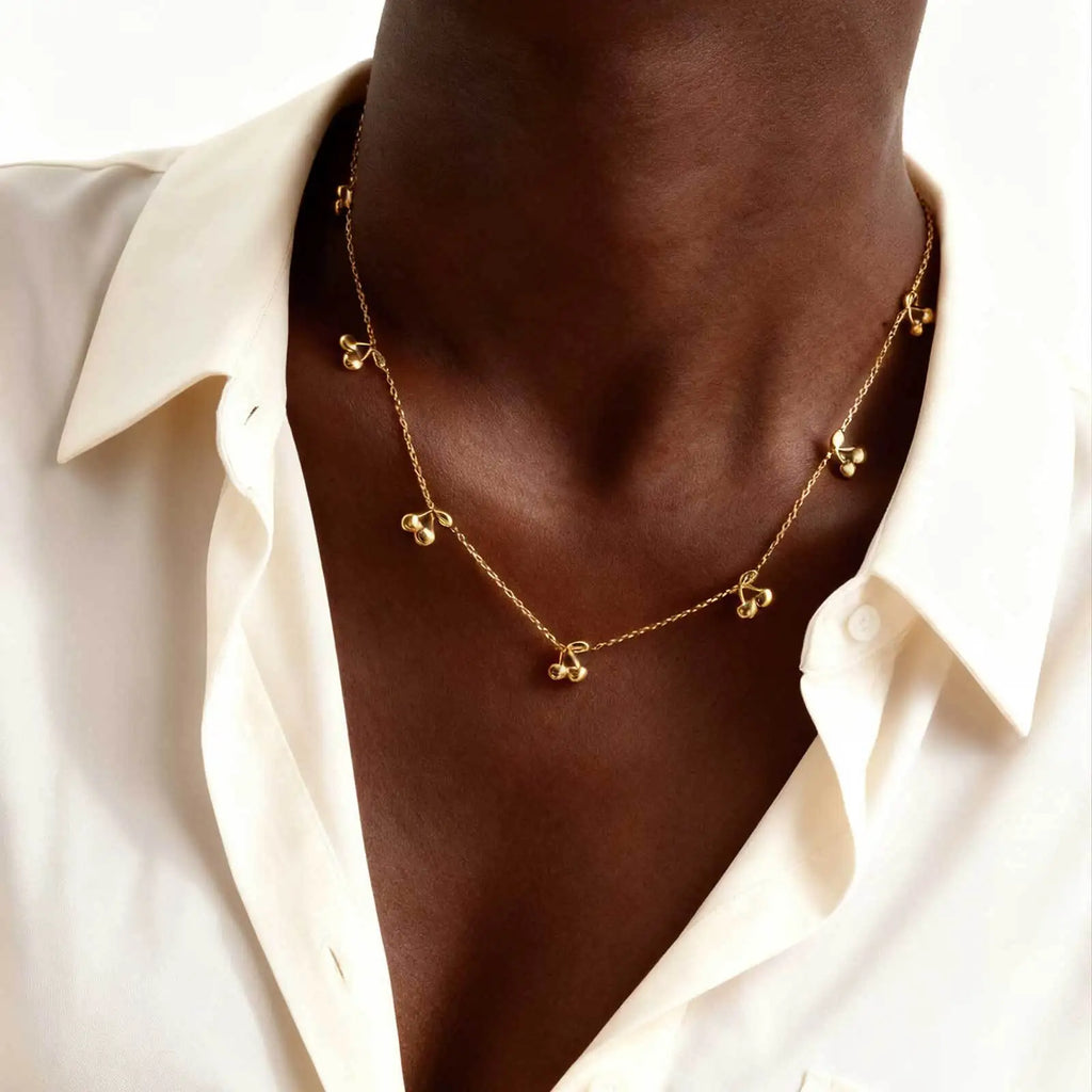 Veliora Cherry Bloom Necklace ✨