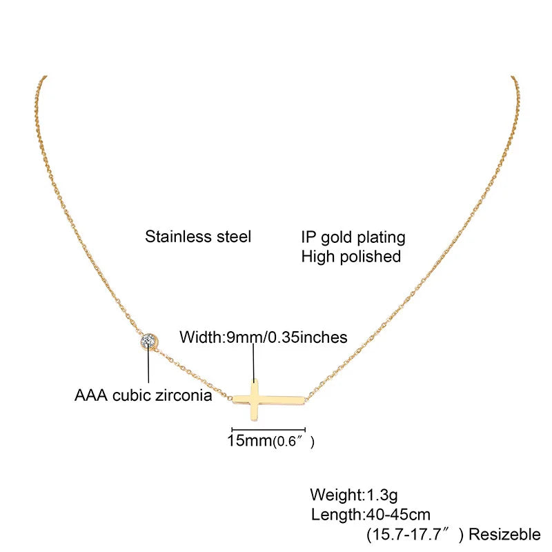 Veliora Side Cross Choker ✨