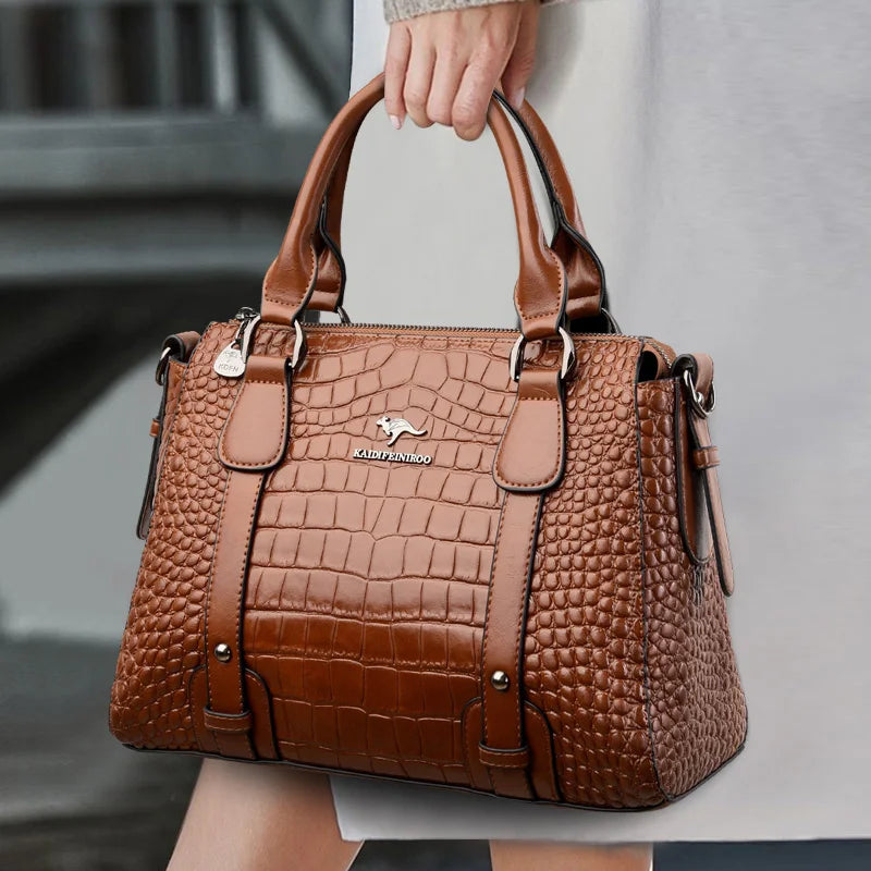 Veliora Luxury Soft Leather Crossbody Bag 👜