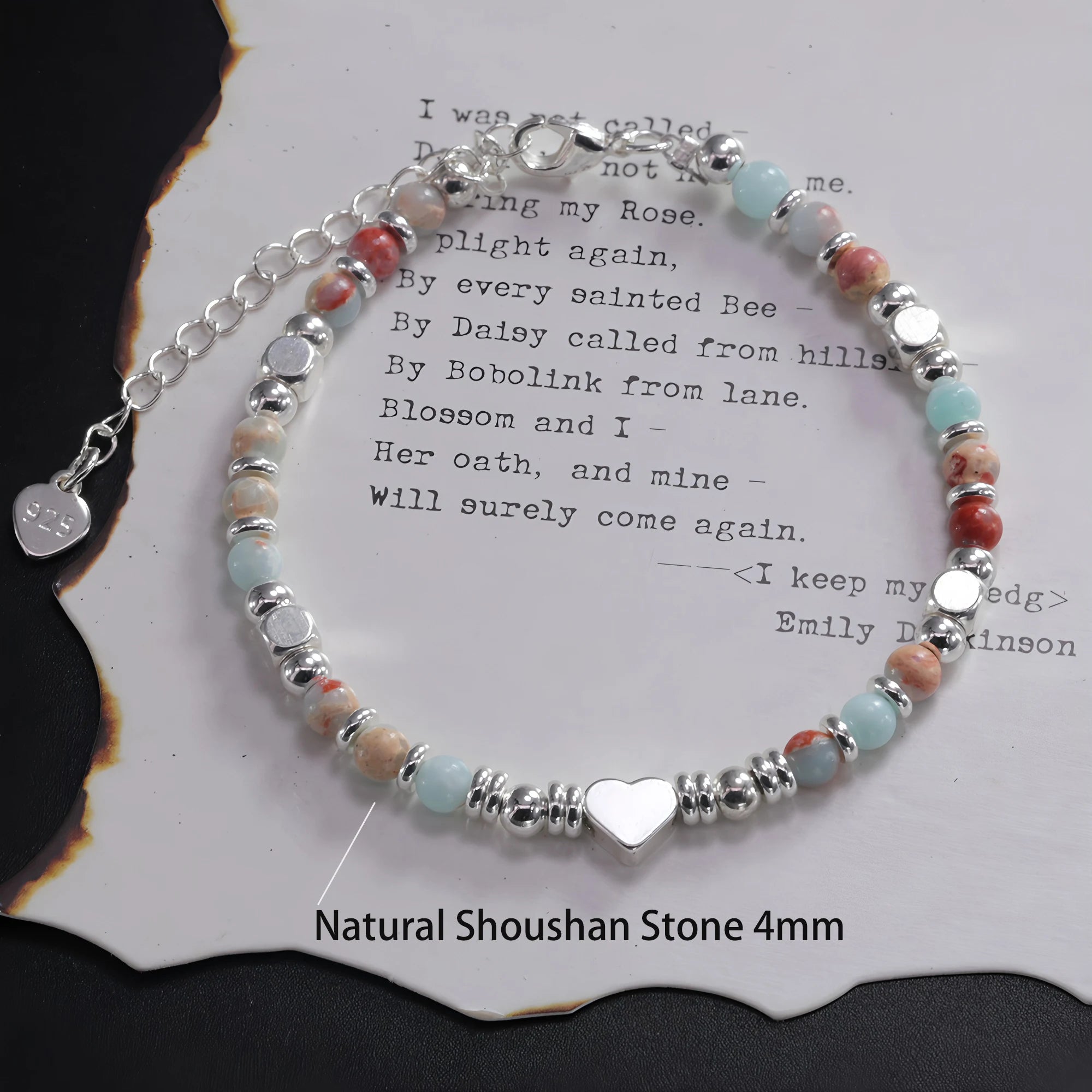 Love Heart Bead Bracelet