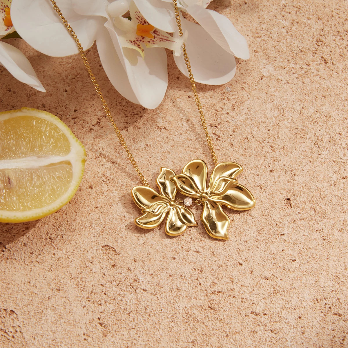 Veliora Bougainvillea Bloom Necklace ✨