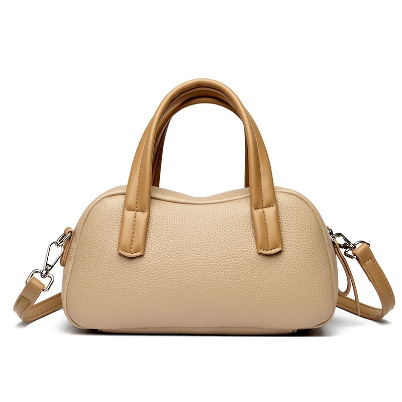 Veliora Soft Leather Designer Shoulder Bag 👜