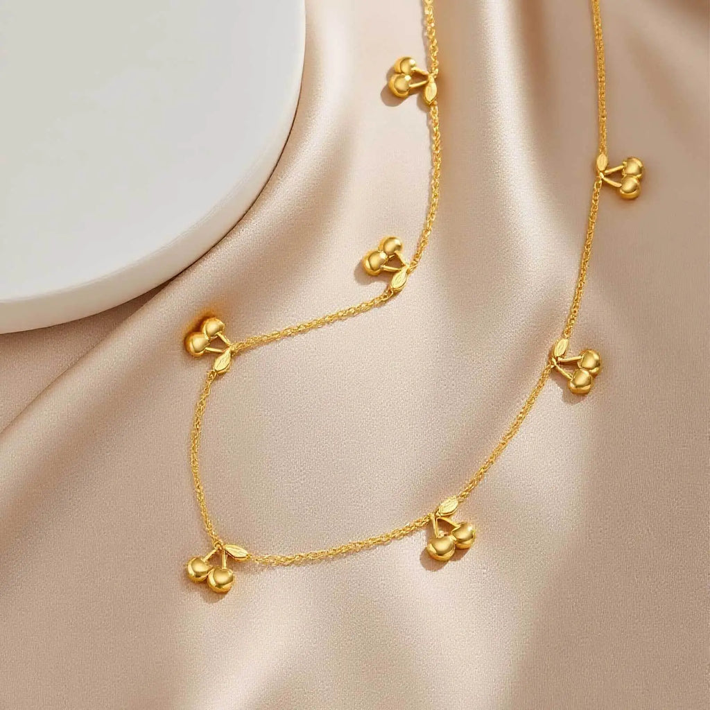 Veliora Cherry Bloom Necklace ✨