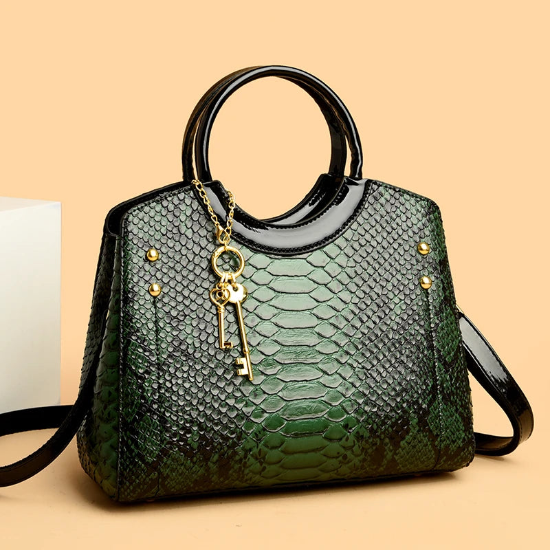 Veliora Crocodile Luxe Tote Bag