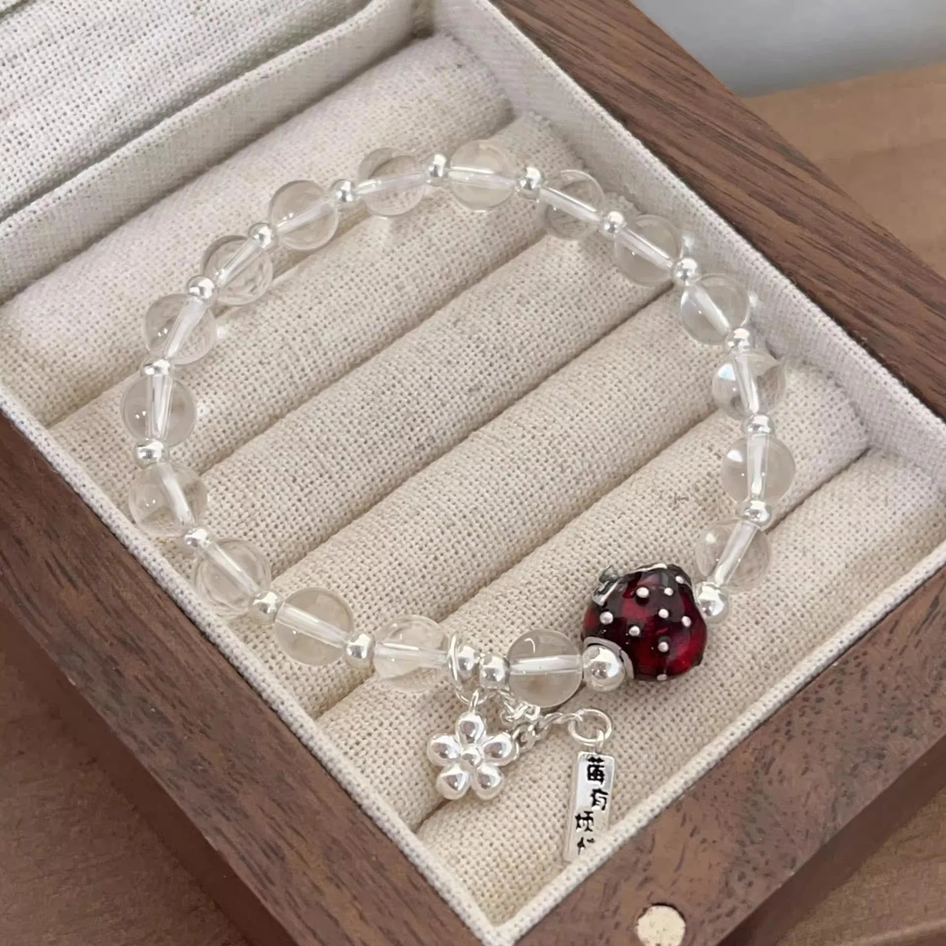 Love Heart Bead Bracelet