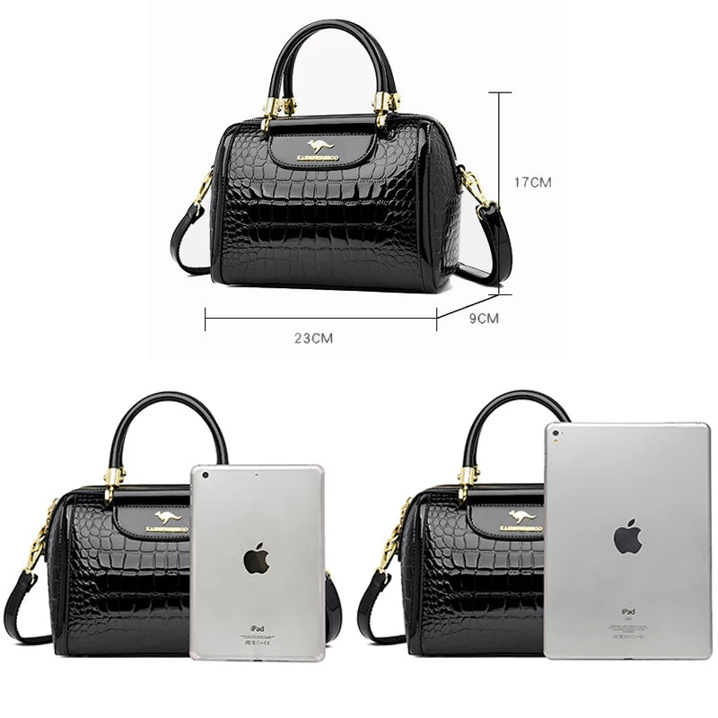 Veliora Crocodile Luxe Tote Bag