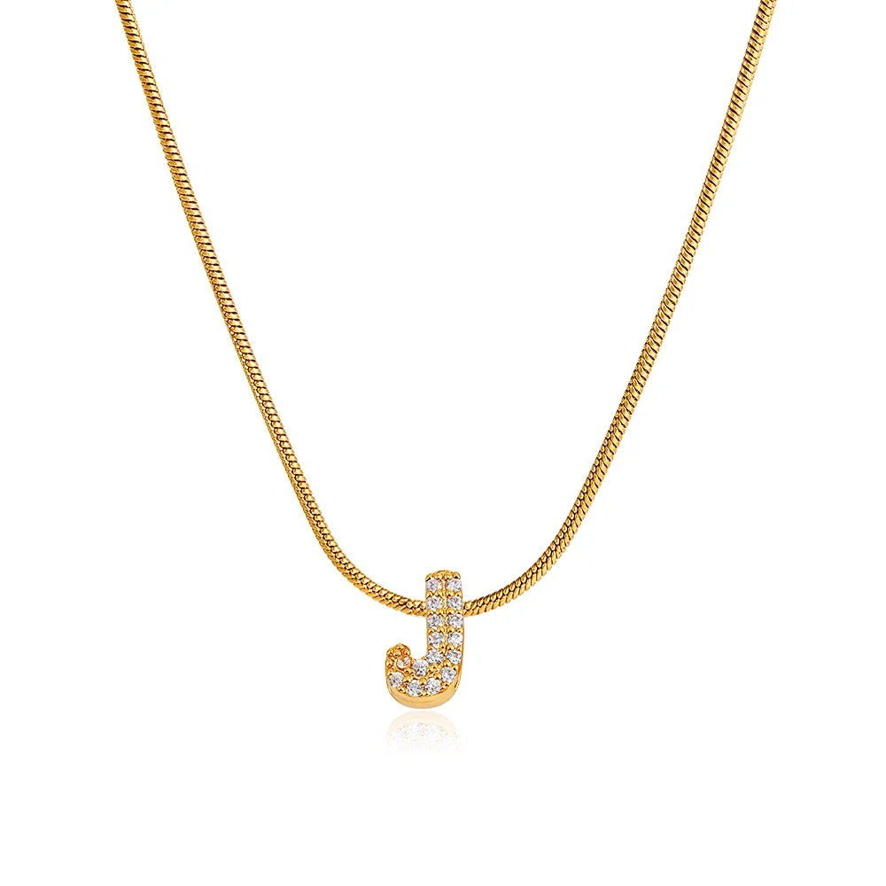 Veliora Signature Initial Necklace ✨